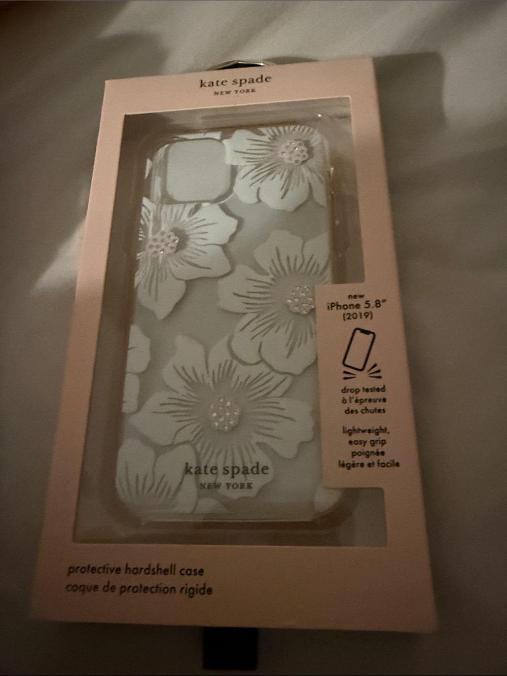 kate spade White Floral Hardshell iPhone Case